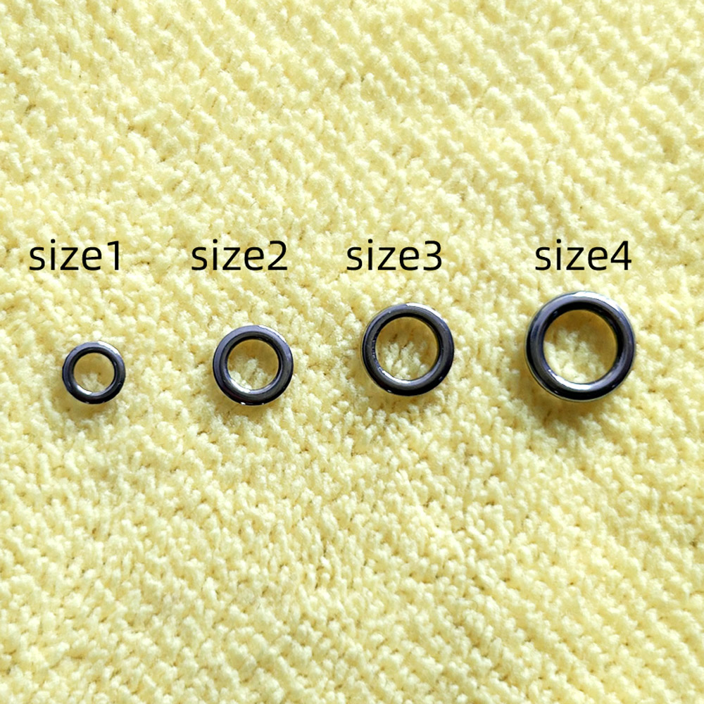 Fishing Equipment Used - DNDYUJU 50pcs ตกปลาแหวนตกปลา Lure Connectors สแตนเลสสตีลอุปกรณ์ตกปลาแหวน