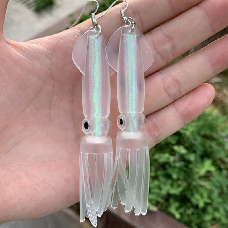 Soft Plastic Lure - Noctilucence/สีหลอดปลาหมึก Soft Lure Peralatan Pancing Bionic