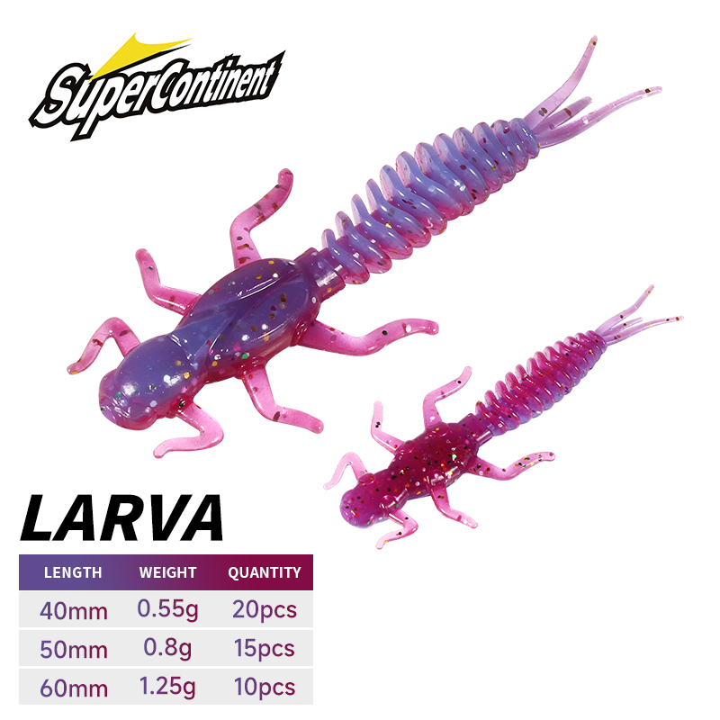 Soft Plastic Lure - 2019New Reach Soft Lures เหยื่อพลาสติกอ่อน Larva