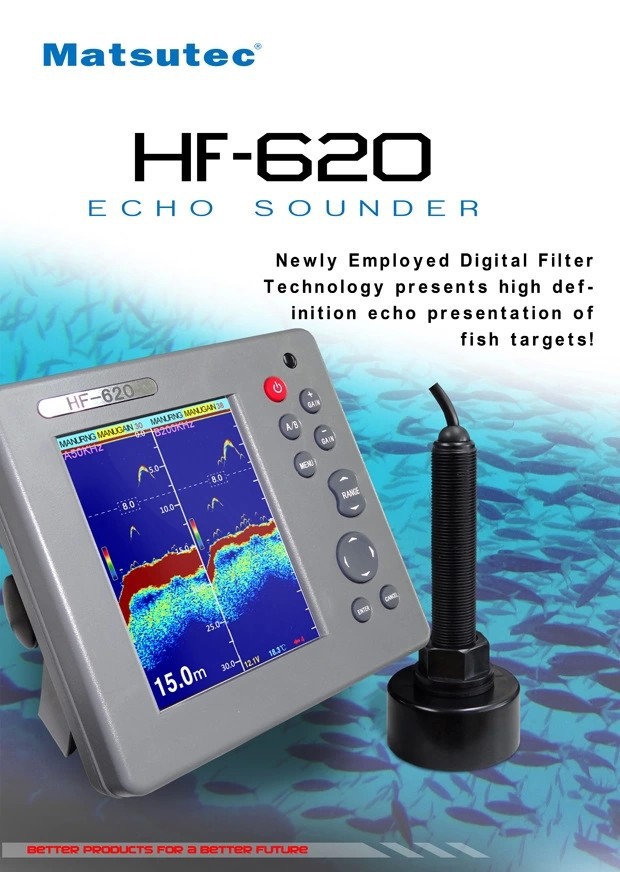 Fish Finder - เครื่องวัดความลึก Matsutec 6 นิ้ว รุ่น HF-620
