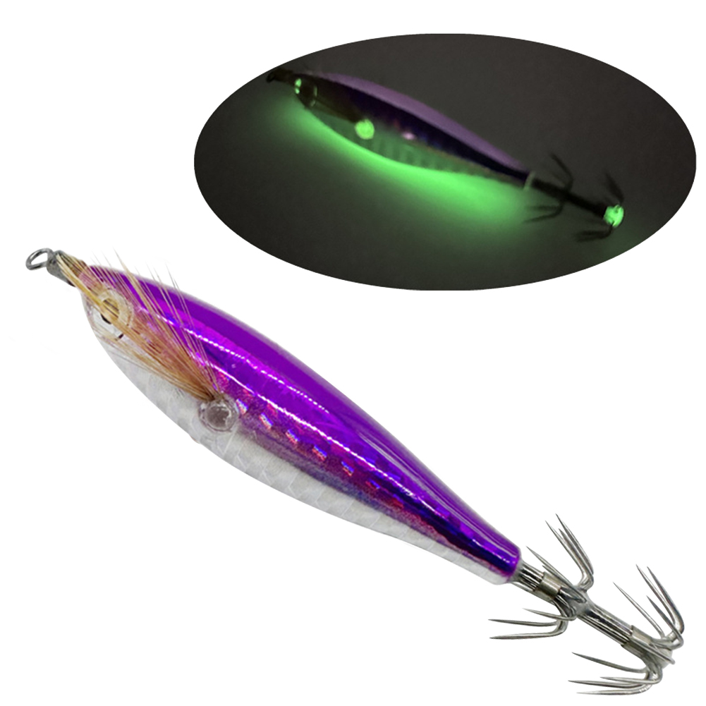 Jig Head Lure - เหยื่อตกปลาเรืองแสง เหยื่อตกปลาปลาหมึกยักษ์ เหยื่อตกปลาปลาหมึก ตะขอเกี่ยวปลาหมึก อุปกรณ์ตกปลา เหยื่อจิ๊กปลาหมึกสำหรับตกปลา