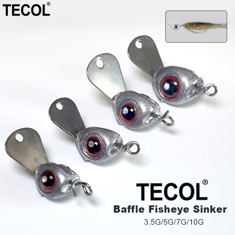 Jig Head Lure - เหยื่อตกปลา TECOL 5 ชิ้น 10 ชิ้น