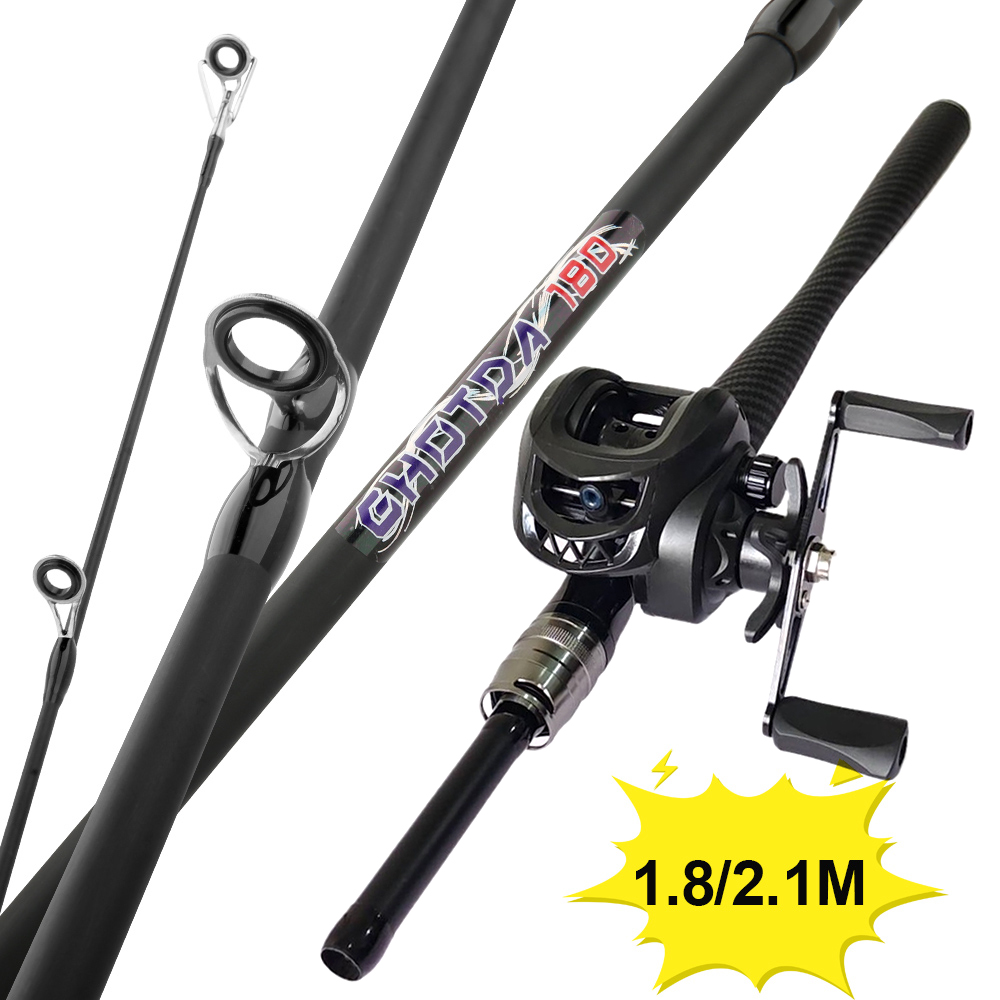 Fishing Equipment Europe - ชุดอุปกรณ์ตกปลา คันเบ็ดและรอกตกปลา น้ำหนักเหยื่อ 3-18 กรัม คุณภาพสูง
