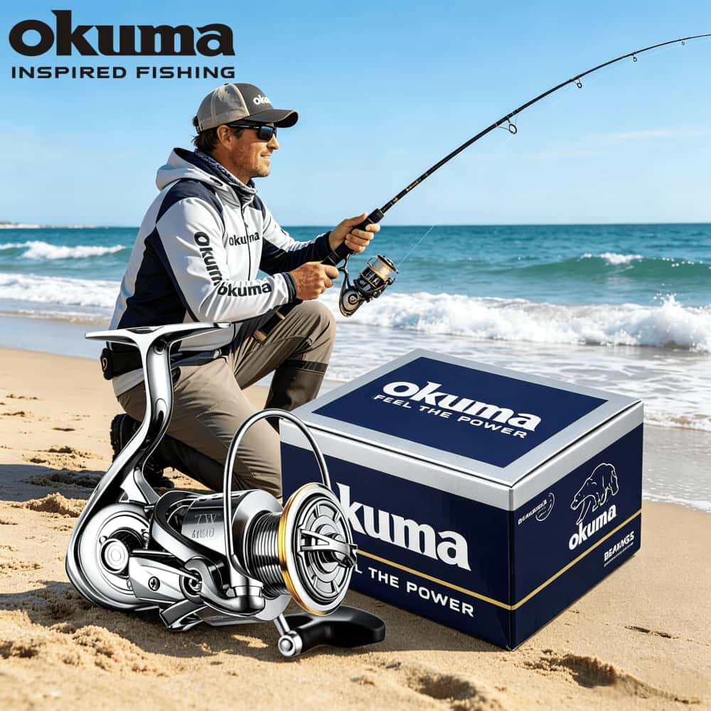รอกตกปลา Okuma แบบโลหะทั้งหมด  - Fishing Equipment Daiwa บทวิจารณ์และราคา