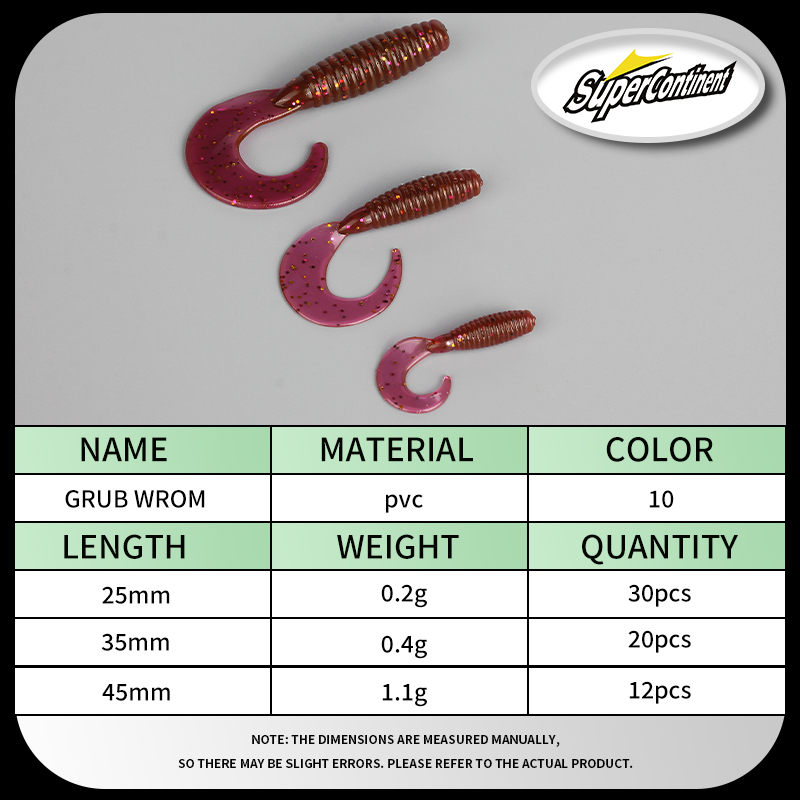 เหยื่อปลอมซุปเปอร์คอนติเนนต์ แ - Soft Plastic Lure บทวิจารณ์และราคา