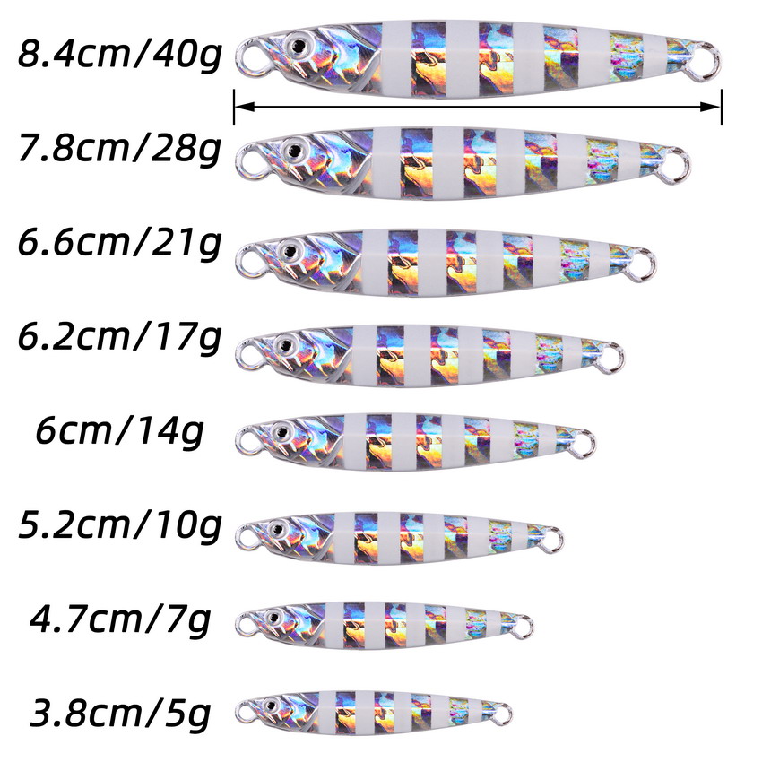 10Pcs โลหะ Jig 7G 10G 14G 17G  - Jig Head Lure บทวิจารณ์และราคา