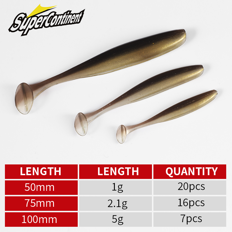 2020 ใหม่ Supercontinent Soft  - Soft Plastic Lure บทวิจารณ์และราคา