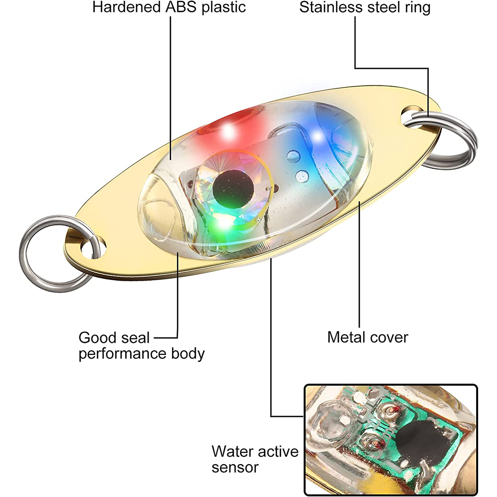 Pro beros ไฟตกปลา LED ทรงหยดน้ - Fishing Equipment Lures บทวิจารณ์และราคา