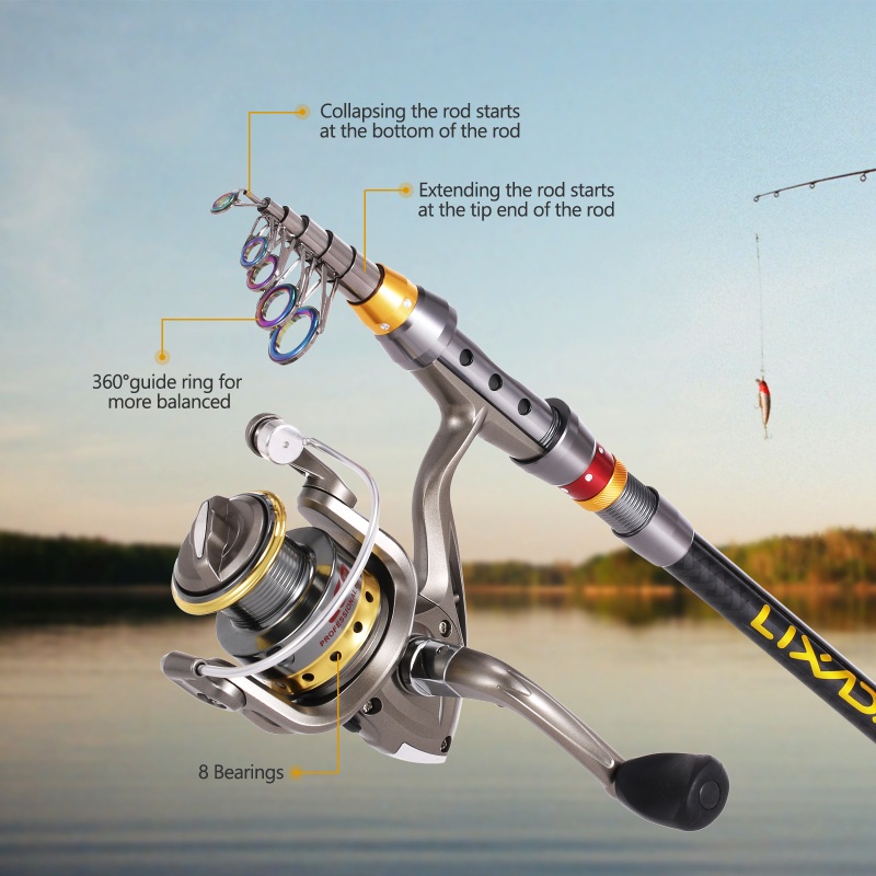 Lixada ชุดอุปกรณ์ตกปลาแบบเบ็ดต - Fishing Equipment Europe บทวิจารณ์และราคา