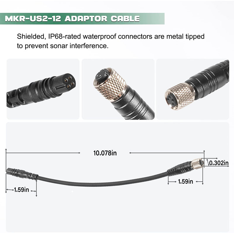 1852072 ‎ สายอะแดปเตอร์ MKR-US - Fish Finder บทวิจารณ์และราคา
