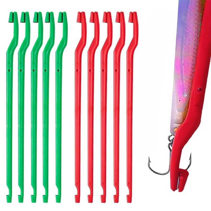 แท่งดึงตะขอเบ็ดตกปลา 5 ชิ้น ป้ - Fishing Equipment Lures บทวิจารณ์และราคา