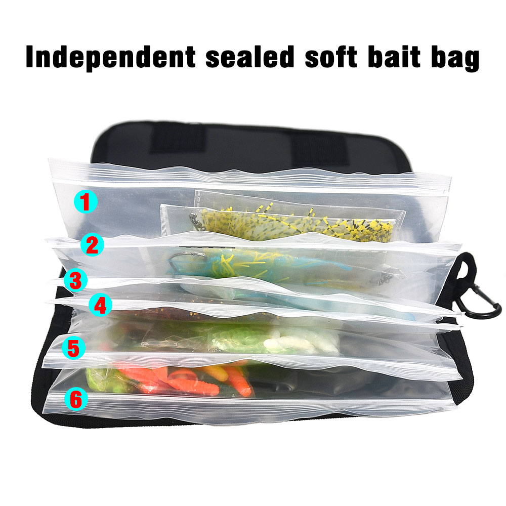 กระเป๋าใส่เหยื่อตกปลาแบบกันน้ำ - Fishing Equipment Lures บทวิจารณ์และราคา