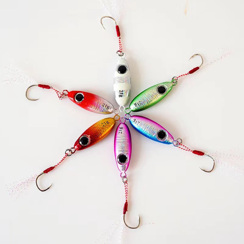 6pcs Micro Metal Jigging เหยื่ - Jig Head Lure บทวิจารณ์และราคา