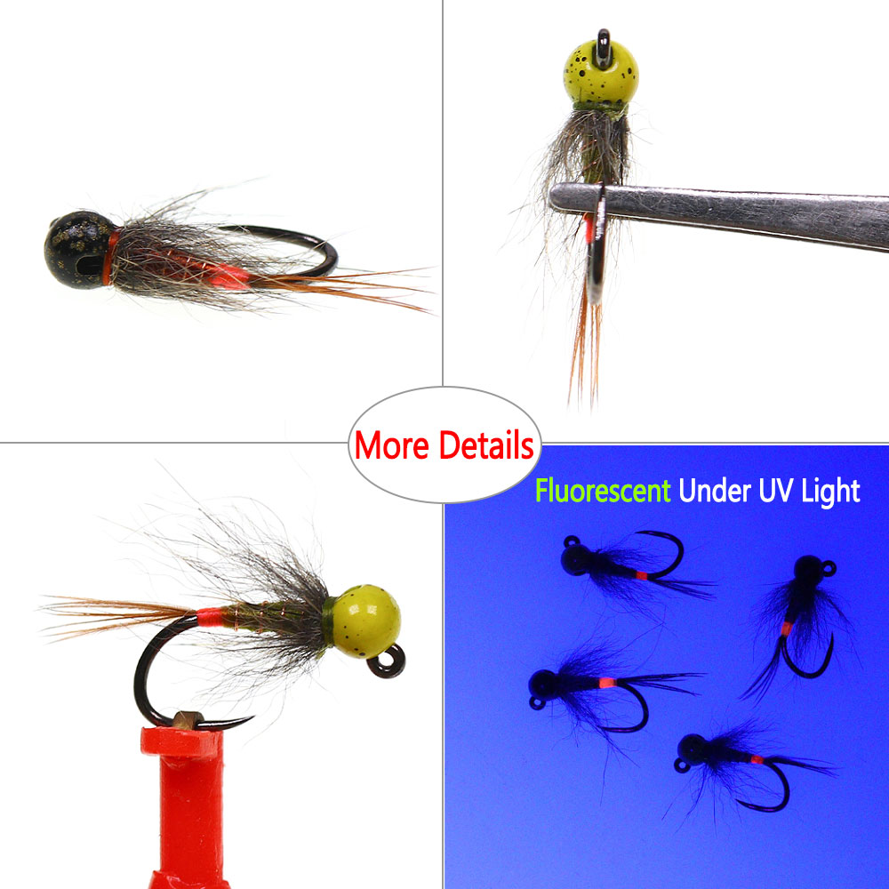 6 ชิ้น # 14 # 16 # เหยื่อตกปลา - Fishing Equipment Europe บทวิจารณ์และราคา