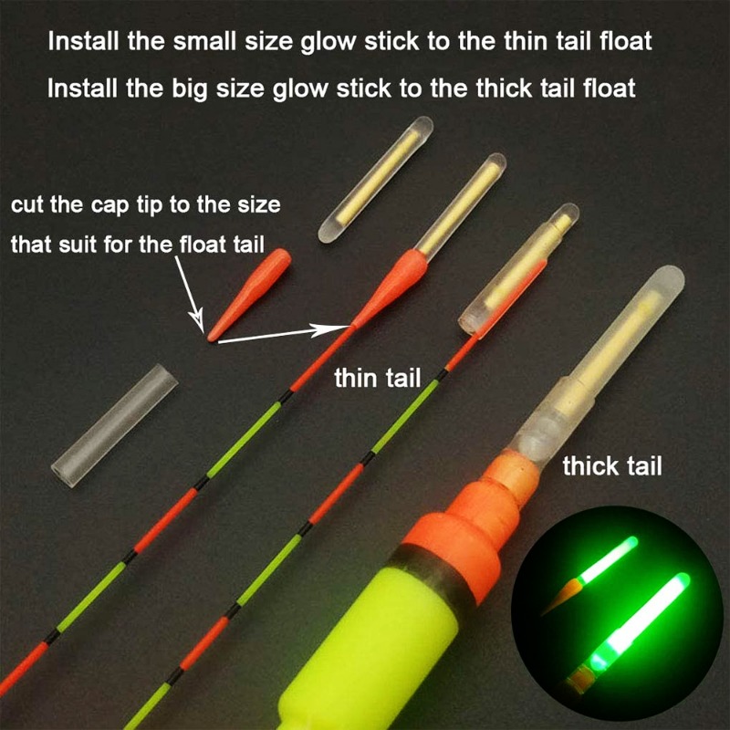 5/10/20/30/50PCS หิ่งห้อยเรือง - Night Float Fishing บทวิจารณ์และราคา