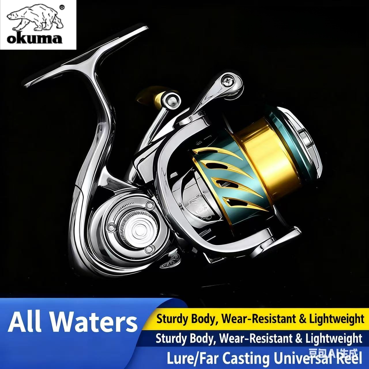รอกตกปลาโอคุมะ รอกสปินนิ่ง รอก - Fishing Equipment Daiwa บทวิจารณ์และราคา