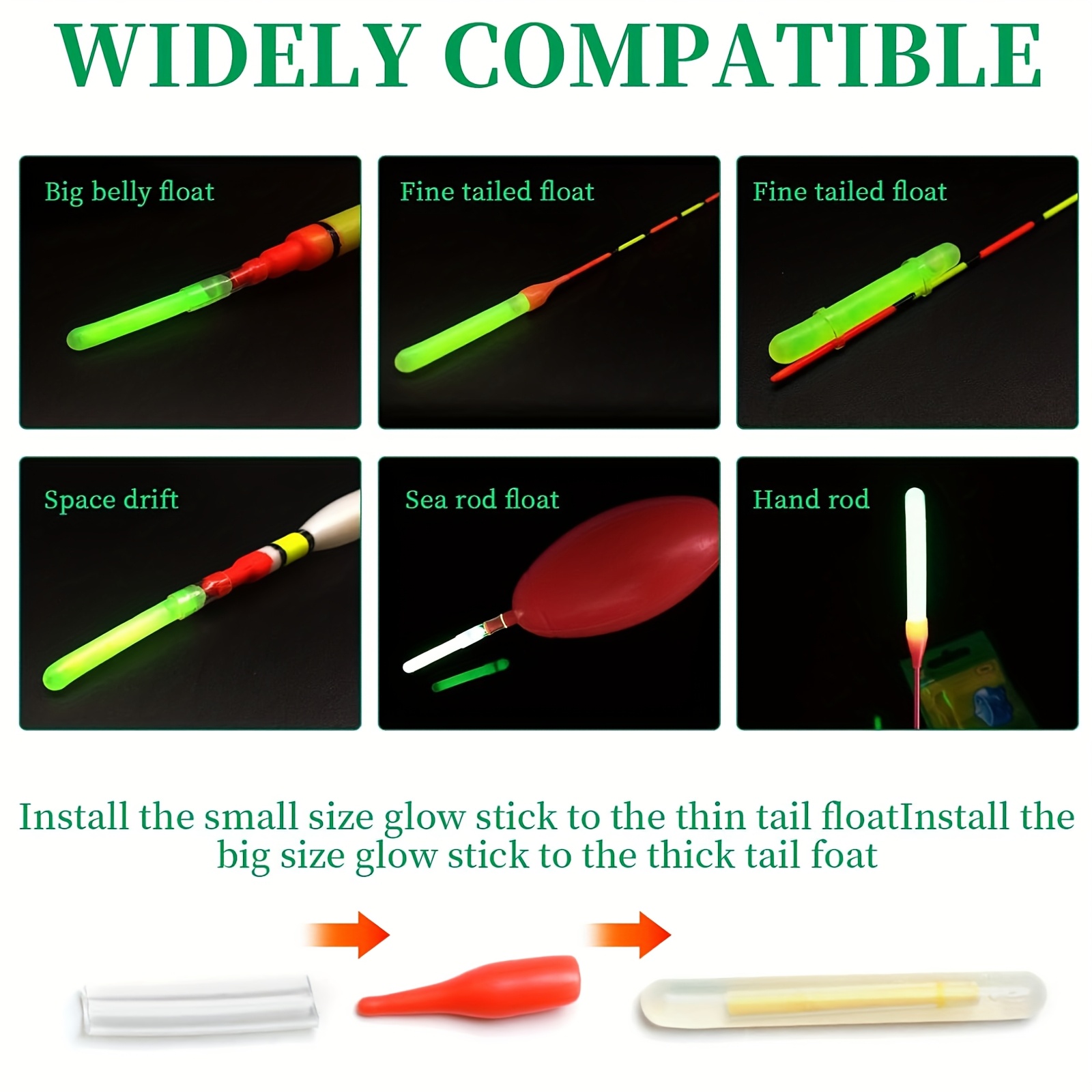 ไฟเรืองแสงสำหรับตกปลาแบบมืออาช - Night Float Fishing บทวิจารณ์และราคา