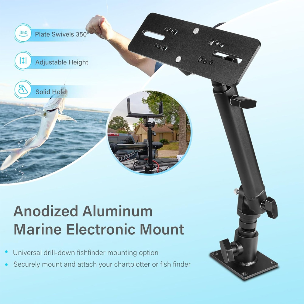 ขาตั้งอุปกรณ์ค้นหาปลาและเครื่อ - Fish Finder บทวิจารณ์และราคา