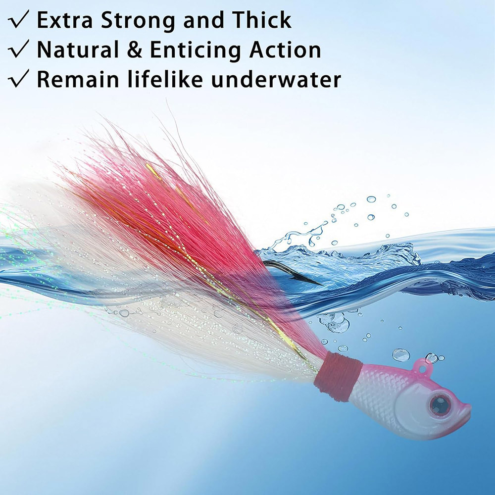 เหยื่อปลอมแบบ Bucktail Jigs 3  - Surf Fishing Equipment บทวิจารณ์และราคา