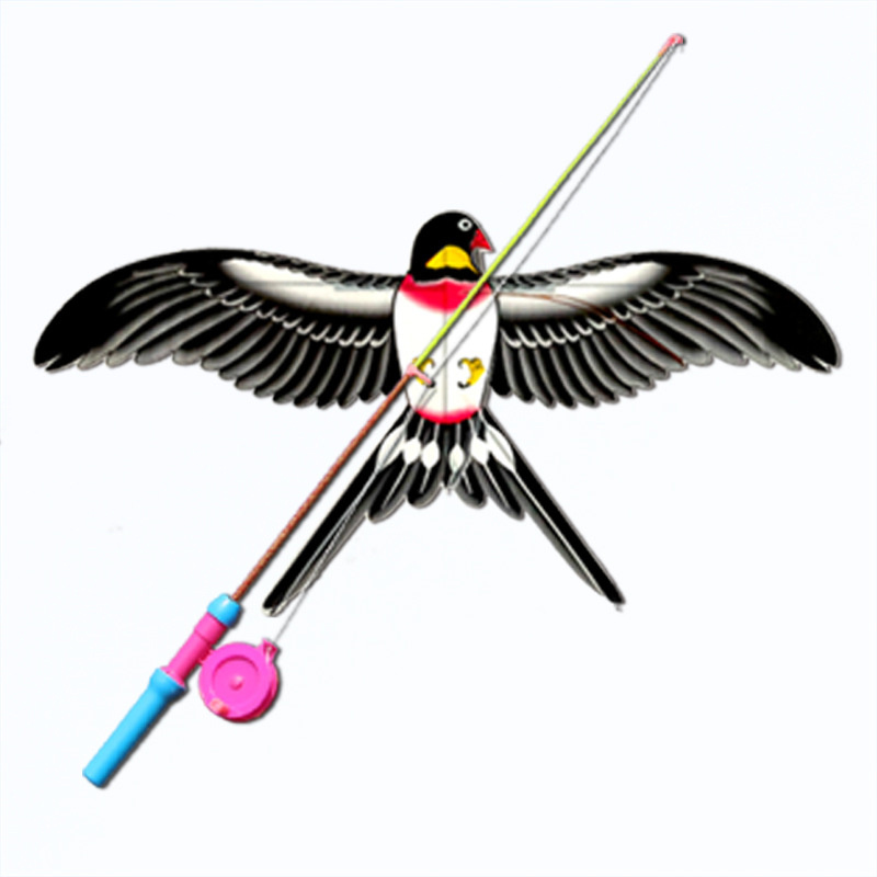 ว่าวการ์ตูนนกอินทรีย์แบบพับได้ - Fishing Equipment For Kids บทวิจารณ์และราคา