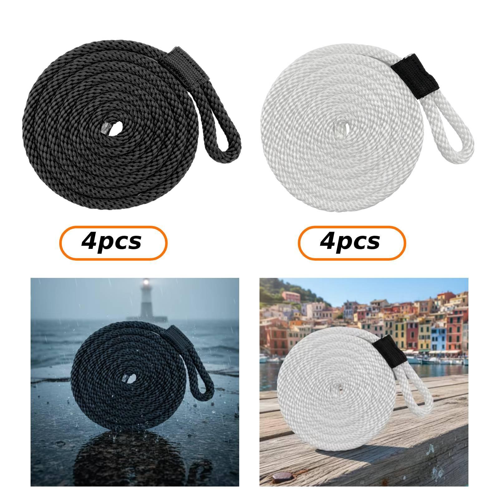 เชือกผูกเรือ 4 เส้น เชือกจอดเร - Braided Fishing Line บทวิจารณ์และราคา