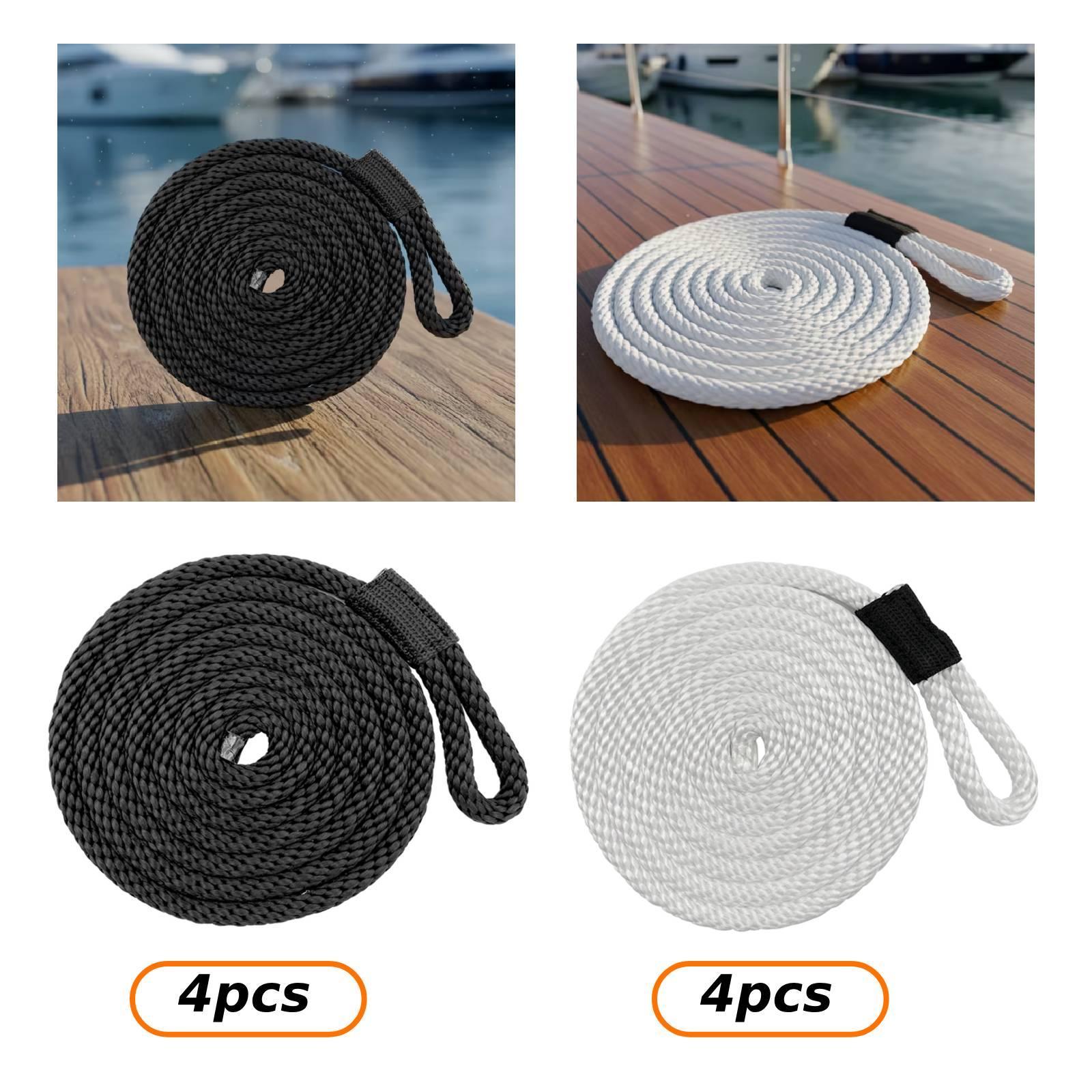เชือกผูกเรือ 4 เส้น เชือกจอดเร - Braided Fishing Line บทวิจารณ์และราคา